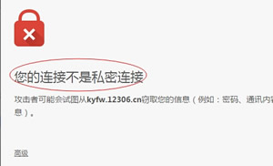 谷歌Chrome浏览器打开https网站提示“您的链接不是私密链接”如何处理向导