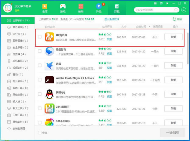 uc浏览器怎么卸载,彻底卸载电脑版uc浏览器的方法