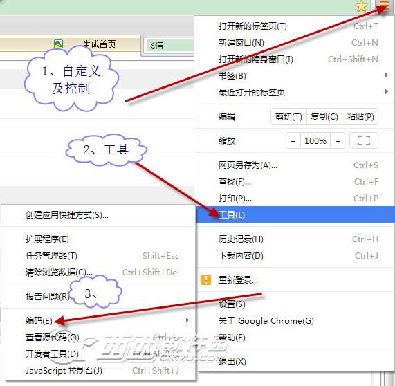 谷歌浏览器编码设置指南_浏览器指南