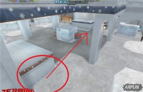 《CF》地图冰雪圣殿怎么打