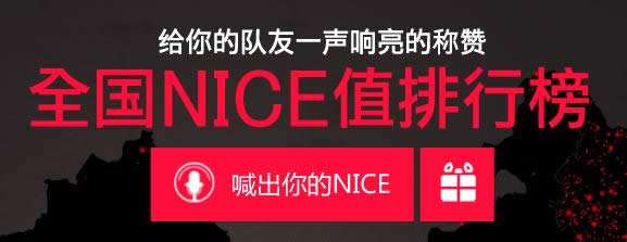 CF nice活动 喊出你的nice抽奖送nice回馈礼包等网址