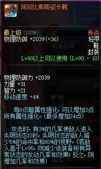 dnf90级传说轻甲防具大全 dnf90级传说轻甲防具属性介绍