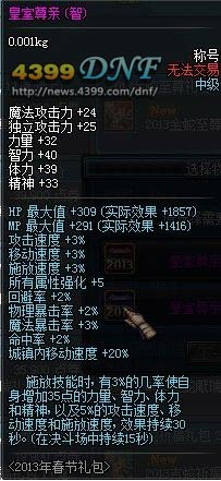 DNF2013年春节礼包上线 金蛇至尊&灵蛇献瑞&吉蛇祈福礼包属性介绍