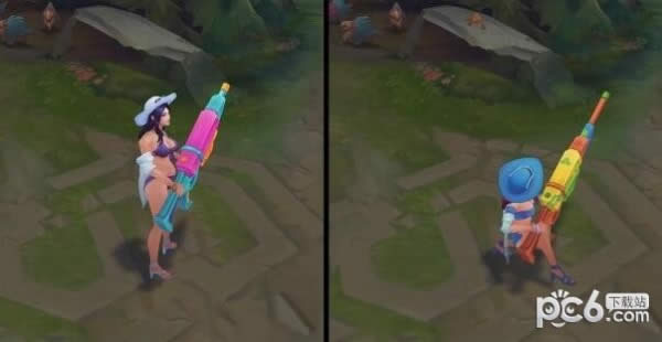 lol泳池派对2018女警皮肤一览