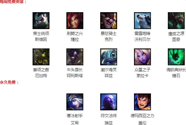 lol3月31日周免英雄更新2017 lol周免英雄查询3.31 lol3月31日周免英雄更新2017 lol周免英雄查询3.31