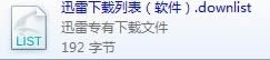 迅雷下载列表