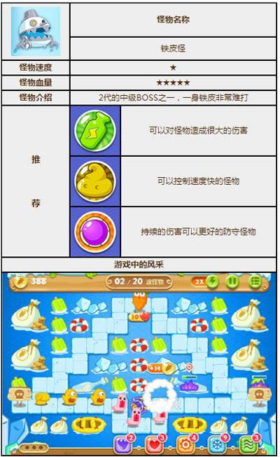 保卫萝卜2怪物图鉴之铁皮怪_保卫萝卜2