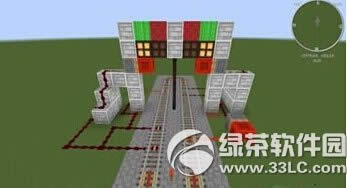 我的世界游戏中红石铁路信号灯制作方法2