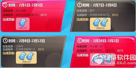 qq炫舞寒假任务大总结 2000点券、N多道具免费送