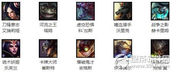 lol8月7日周免英雄 2015lol8.7周免英雄一览0