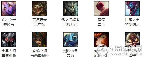 lol8月7日周免英雄 2015lol8.7周免英雄一览2