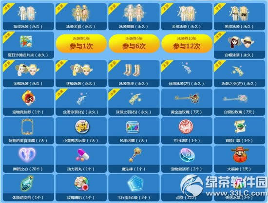 qq炫舞金色泳装极致诱惑活动网址 7月泳装主题活动地址3