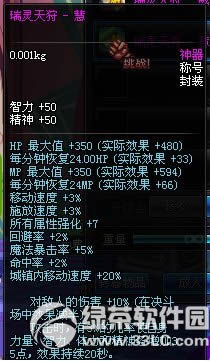 dnf瑞灵天狩威/慧称号怎么获得 瑞灵天狩威/慧称号属性图2