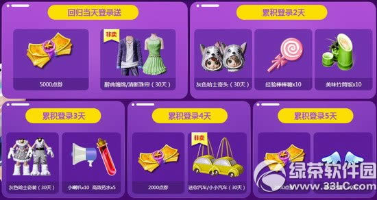 炫舞时代老友得福利活动网址 回归送3000点券非卖套装3