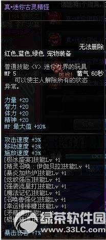 dnf真迷你古灵精怪怎么获得 真迷你古灵精怪属性详细说明