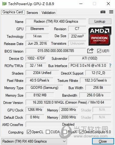 AMD神卡RX480规格完全曝光