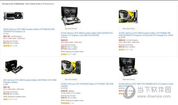 GTX1080显卡销量击败GTX980Ti
