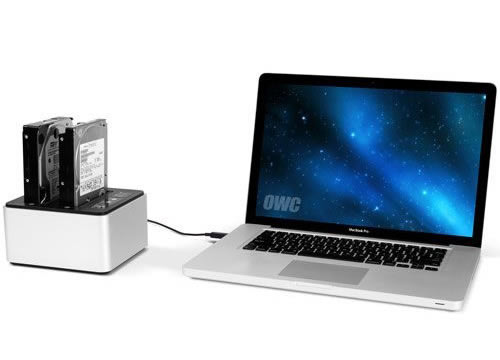 OWC发布新款外置雷电2/USB3.0双位硬盘座