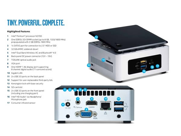 Intel悄然推出新款NUC迷你机
