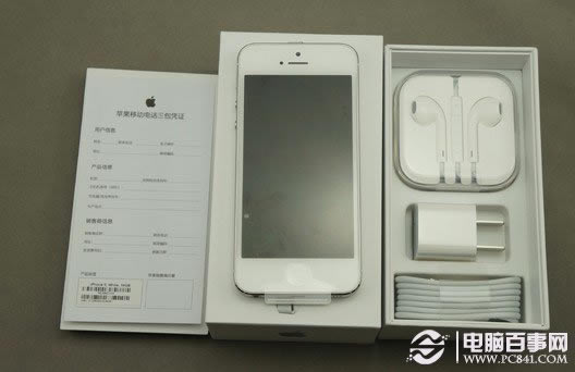 iPhone5开箱拆开包装盒
