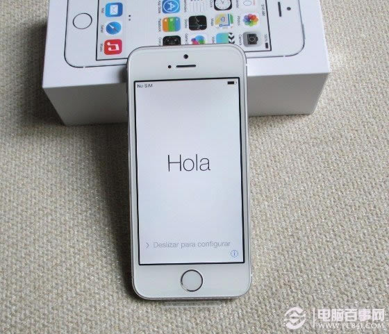iPhone5s激活第二步开机