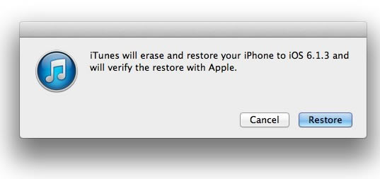 iOS 7如何降至iOS6 iOS7测试版恢复到iOS6教程