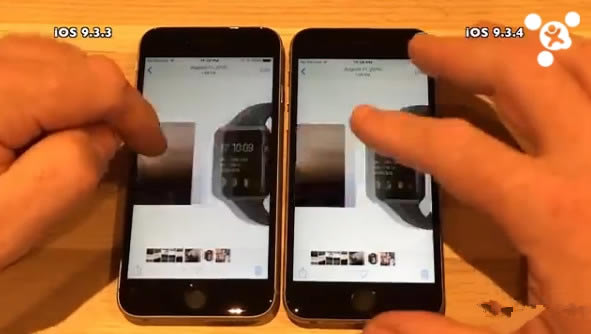iPhone 5S/6/6SiOS 9.3.4ٶȶԱiOS9.3.3Ƶ