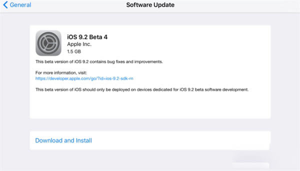 iOS9.2 beta4ô iOS9.2 beta4Щ
