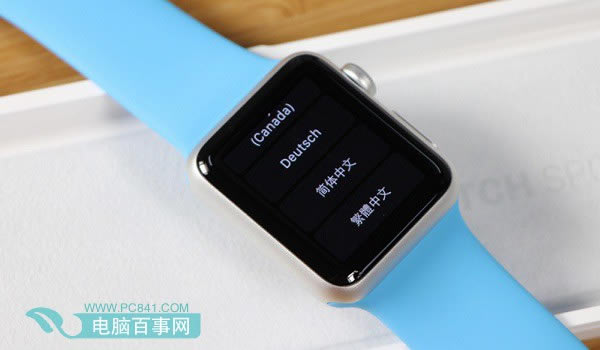 Apple Watch设置界面
