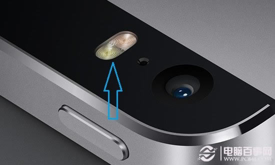 iPhone5s后摄像头旁边有双LED闪光灯