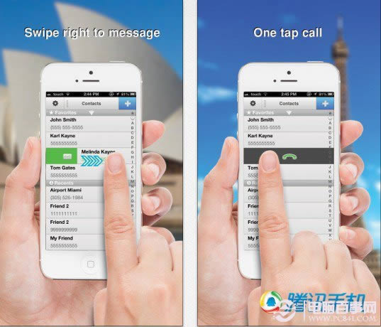 解决iOS联系人繁琐问题 ReachFast完全手势操作