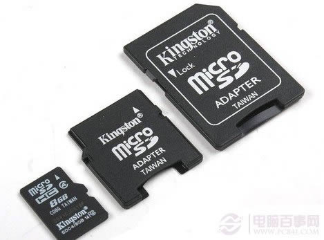 Micro SD/TF卡(左)MiniSD卡卡托(中)SD卡卡托(右)