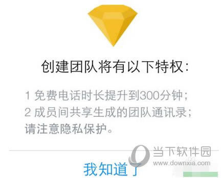 创建团队得免费通话时间