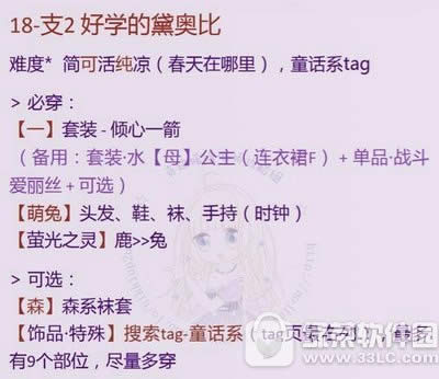 奇迹暖暖18支2s级高分推荐 奇迹暖暖好学的黛奥比s级高分搭配技巧1