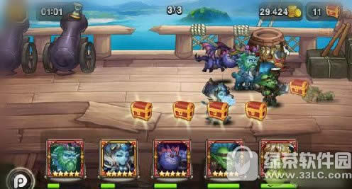 刀塔传奇挑战模式第三章第六关视频通关攻略3