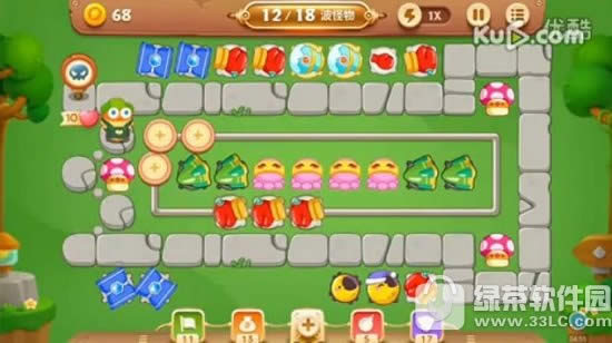 保卫萝卜3公园14怎么过 公园第14关通关视频2