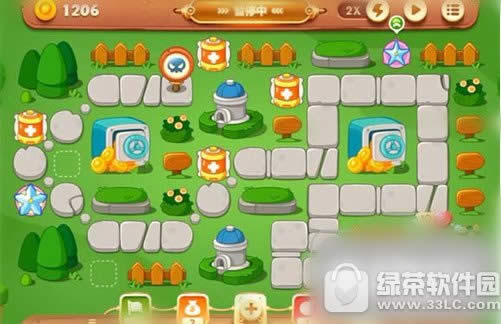 保卫萝卜3公园18金萝卜视频 保卫萝卜3第18关道具全清攻略2