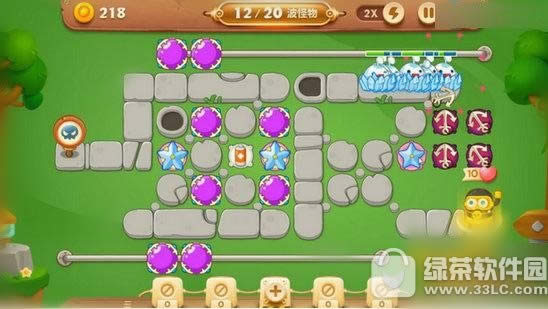 保卫萝卜3公园第3关怎么过 保卫萝卜3公园3金萝卜通关攻略2