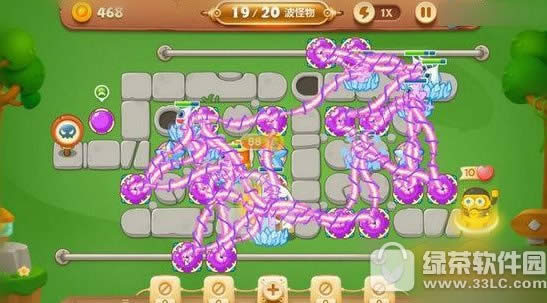 保卫萝卜3公园第3关怎么过 保卫萝卜3公园3金萝卜通关攻略4