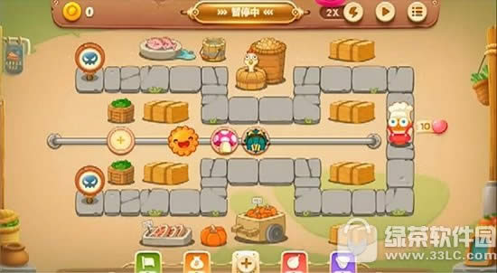 保卫萝卜3集市第59关金萝卜视频 集市59道具全清技巧1