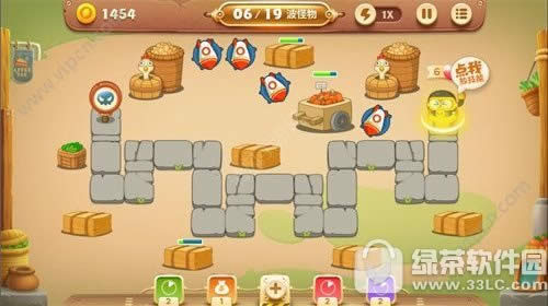保卫萝卜3集市8怎么过 保卫萝卜3集市第8金萝卜通关攻略5