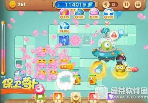 保卫萝卜3赏金赛300w分攻略视频 赏金赛300w分布阵技巧