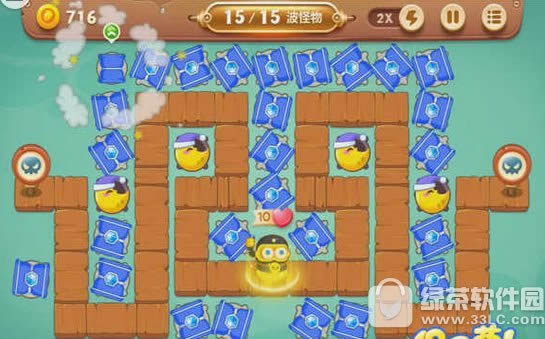保卫萝卜3码头42关怎么过 码头42关金萝卜通关攻略4
