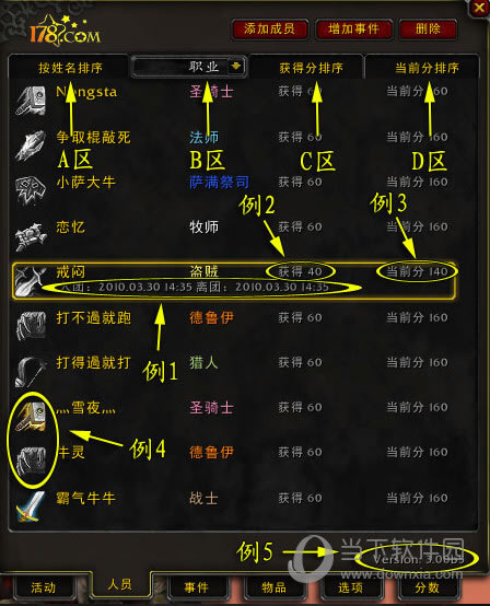 人员界面