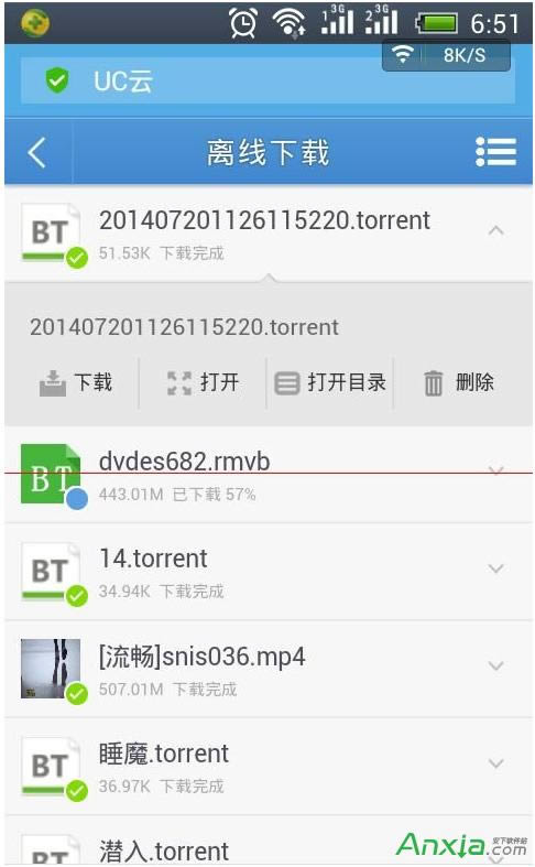 手机uc浏览器怎么离线下载bt文件？_浏览器指南